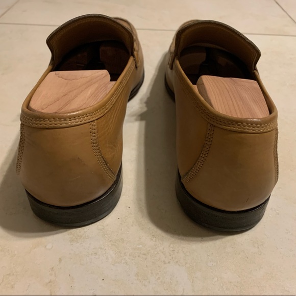 Salvatore Ferragamo Prato Loafers Tan Leather 10 D - Picture 7 of 9